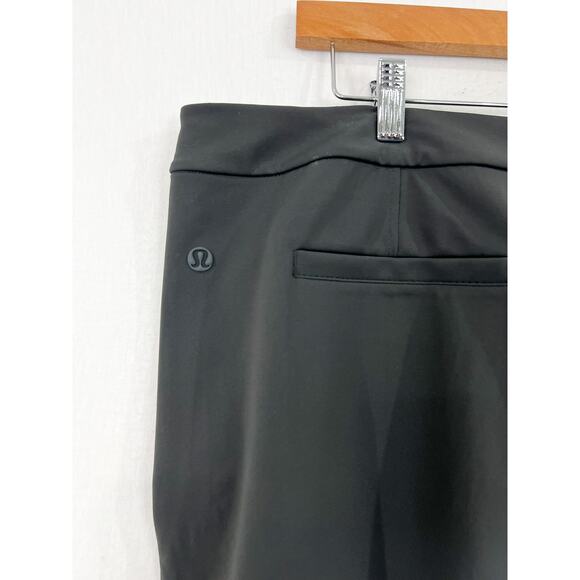 NEW Lululemon Tapered-Leg Mid-Rise Crop Pant XL Luxtreme Graphite Gray 25" insea - Picture 6 of 8